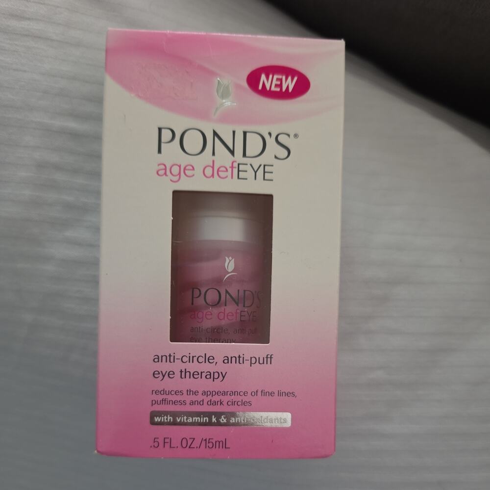 POND'S Age DefEYE Eye Therapy for Dark Circles & Puffiness 0.5 oz NOS - Read